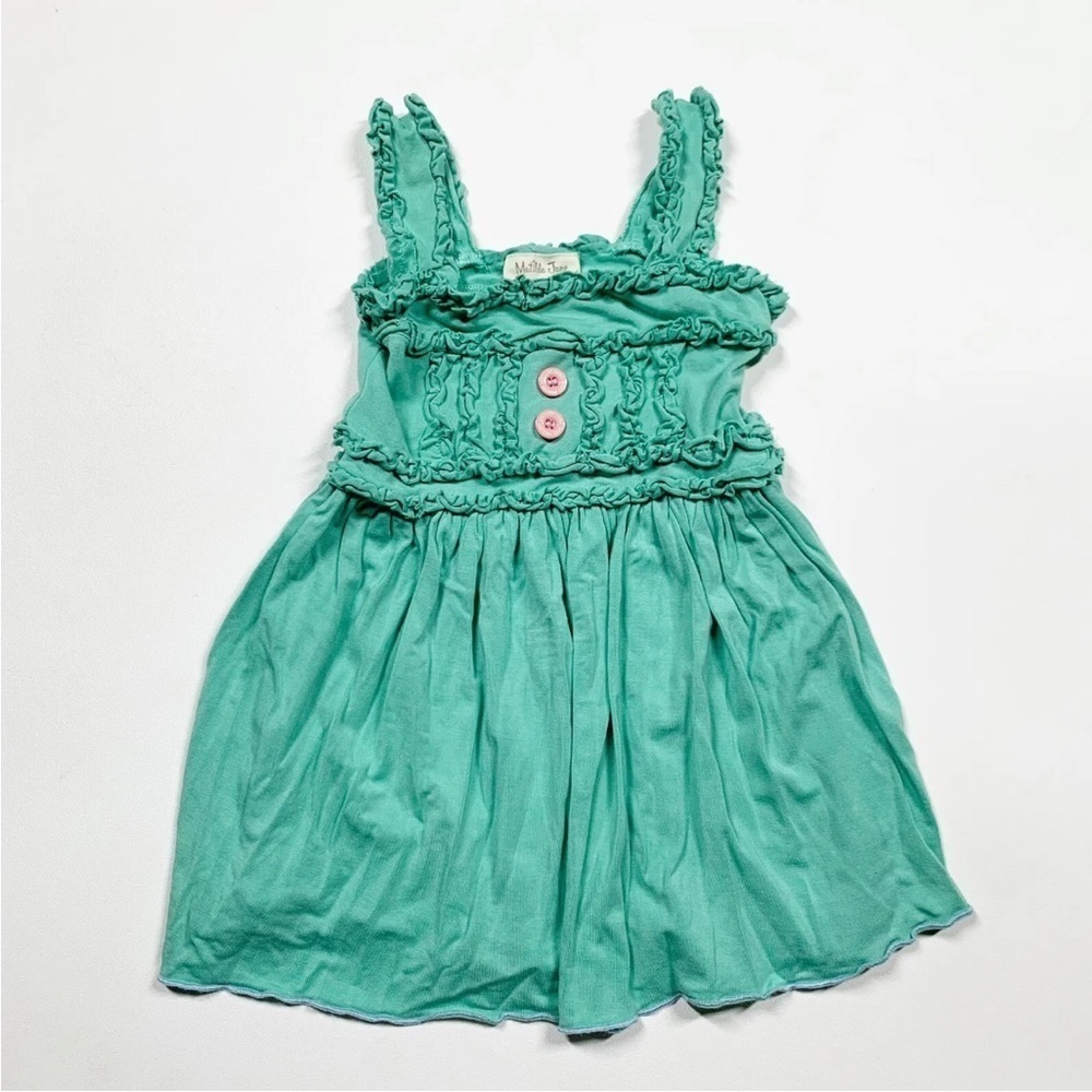 MATILDA JANE Melt Away Amelia Dress Green Wonderful Parade #2863 Baby Size 12m